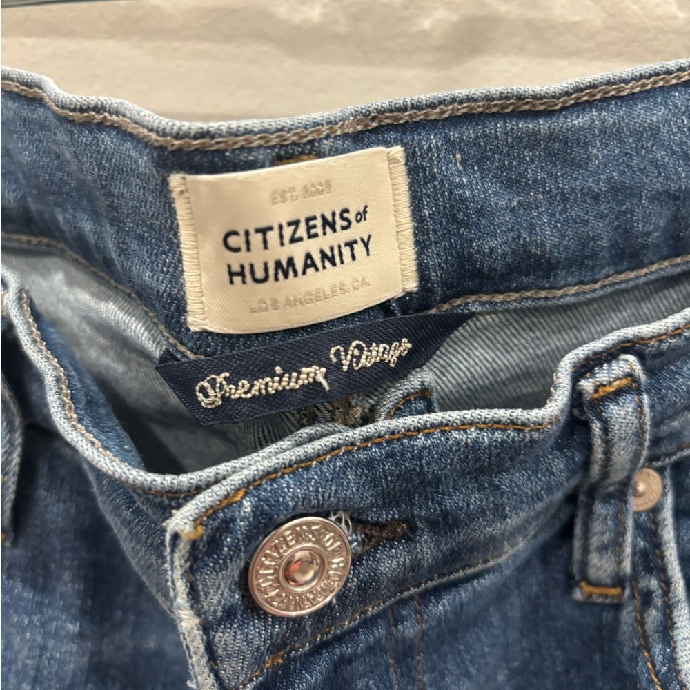 Citizens Of Humanity Dark Blue Bootcut Jeans - Picture 2 of 5